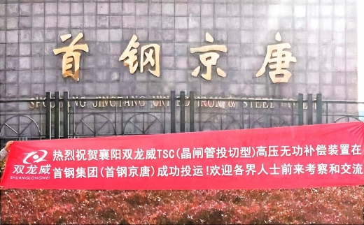 襄阳双龙威生产的TSC 无功补偿装置（晶闸管型）优化无功补偿助力首钢集团节能降耗