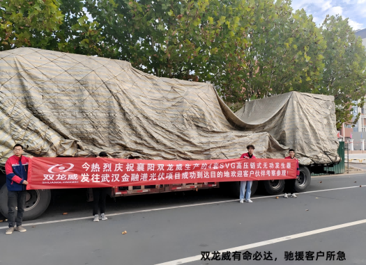 襄阳双龙威生产的6套SVG高压无功补偿装置（SVG高压链式静止型无功发生器）助力武汉华科光伏项目高效节能